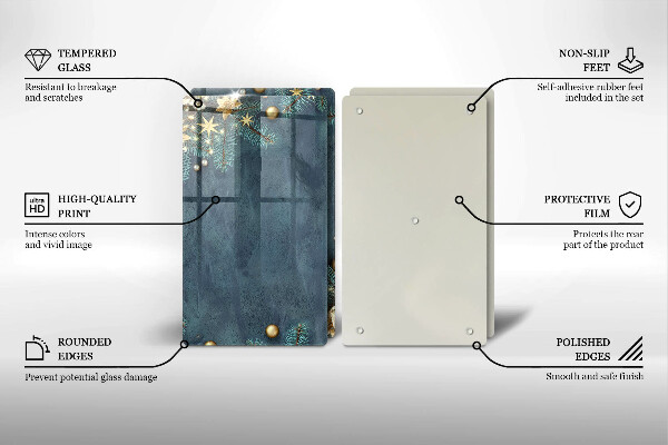 Induction hob cover Christmas decorations