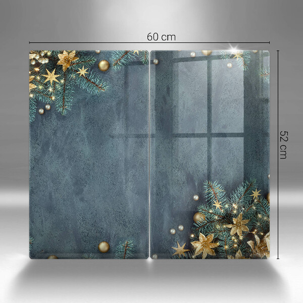 Induction hob cover Christmas decorations
