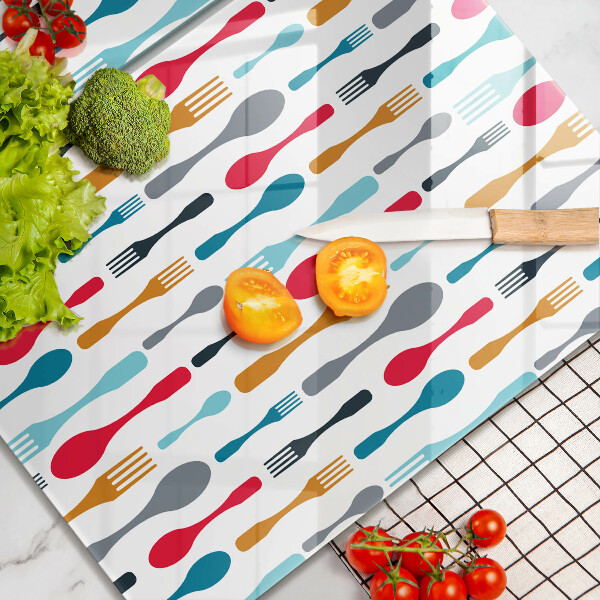 Induction hob cover Spoon illustration