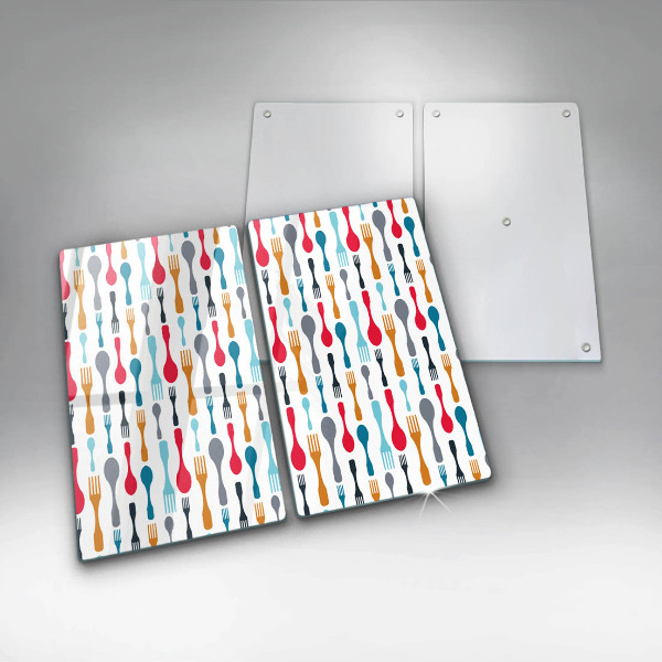 Induction hob cover Spoon illustration