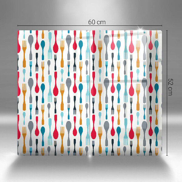 Induction hob cover Spoon illustration