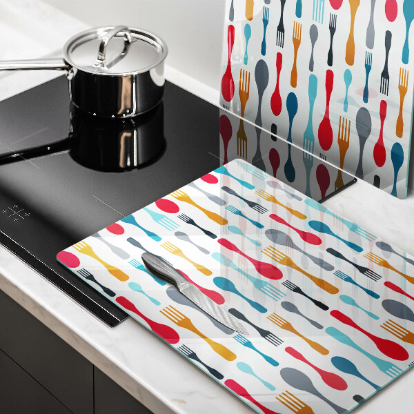 Induction hob cover Spoon illustration