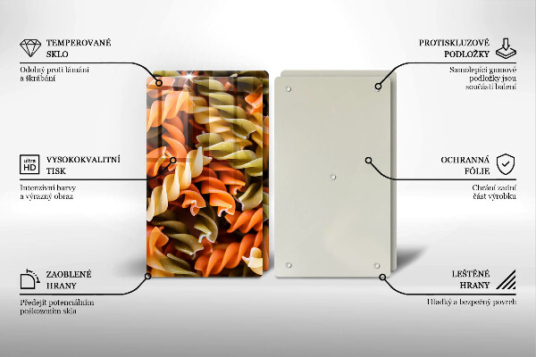 Induction hob cover Fusilla pasta