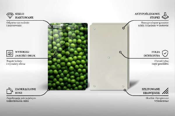 Induction hob cover Green bean