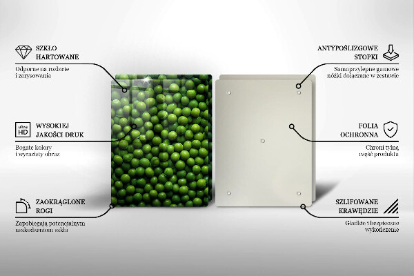 Induction hob cover Green bean