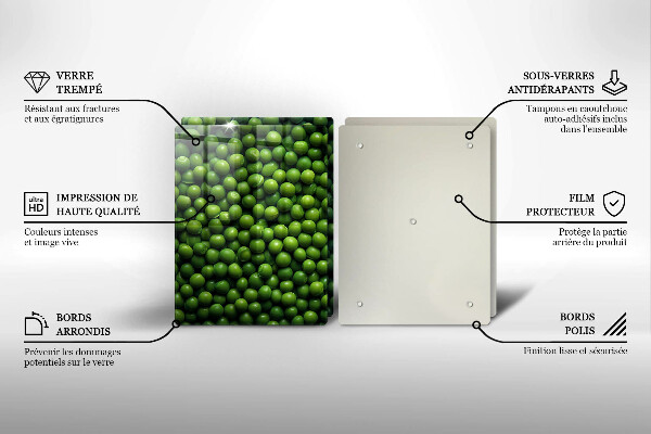 Induction hob cover Green bean