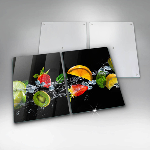 Induction hob cover Fruits in water
