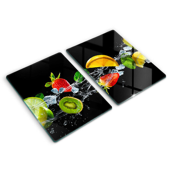 Induction hob cover Fruits in water