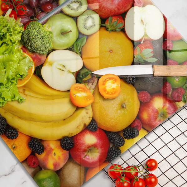 Induction hob cover Fruit collection