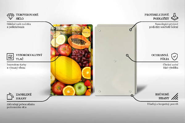 Induction hob cover Fruit collection