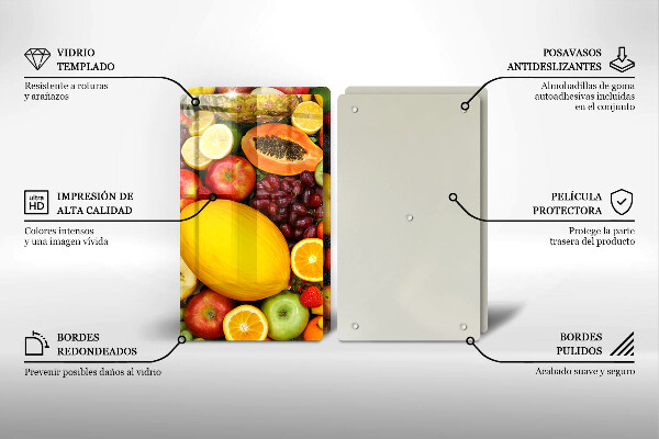 Induction hob cover Fruit collection
