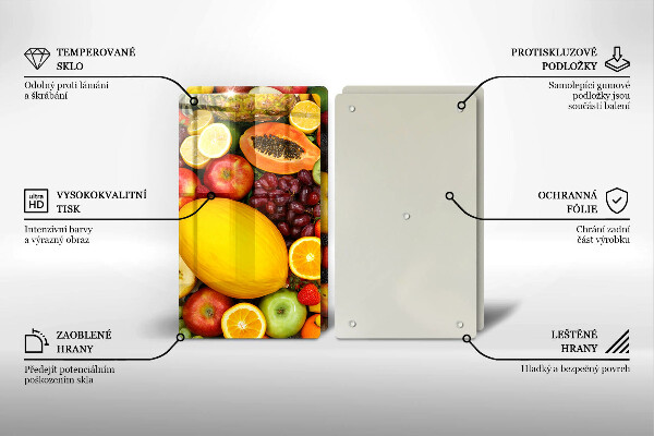 Induction hob cover Fruit collection