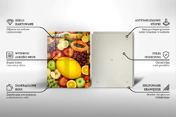 Induction hob cover Fruit collection