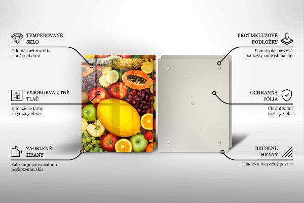 Induction hob cover Fruit collection