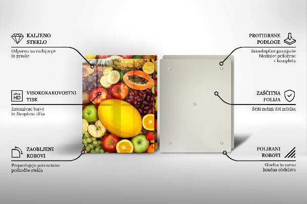 Induction hob cover Fruit collection