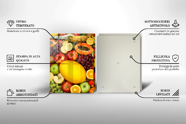 Induction hob cover Fruit collection