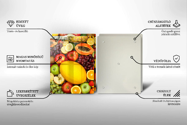 Induction hob cover Fruit collection