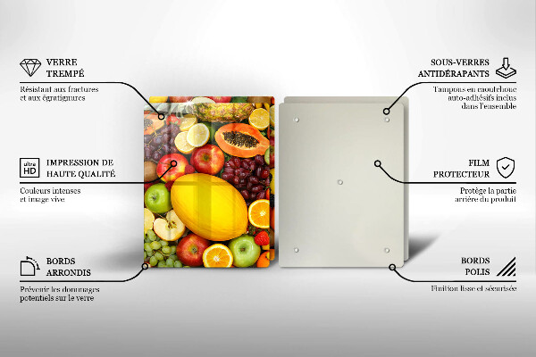 Induction hob cover Fruit collection