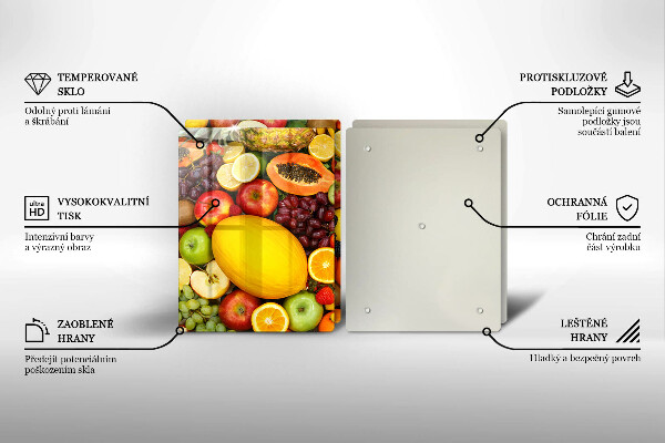 Induction hob cover Fruit collection