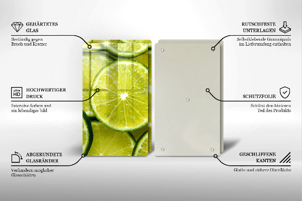 Worktop saver Lime slices