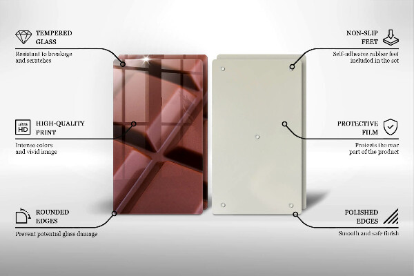 Worktop saver Chocolate squares