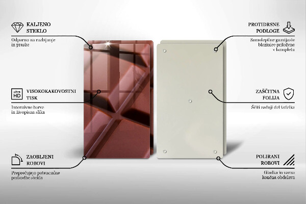 Worktop saver Chocolate squares