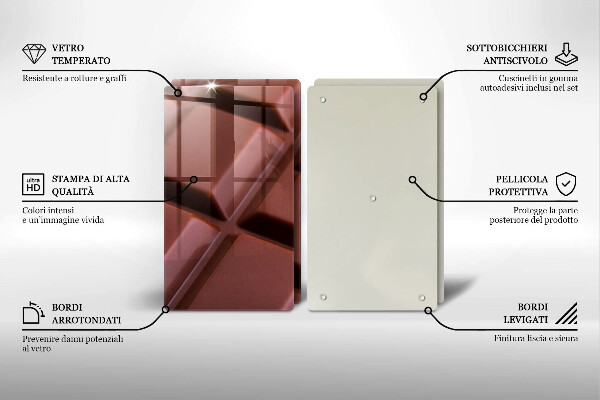 Worktop saver Chocolate squares