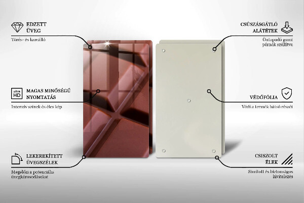 Worktop saver Chocolate squares