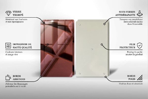 Worktop saver Chocolate squares