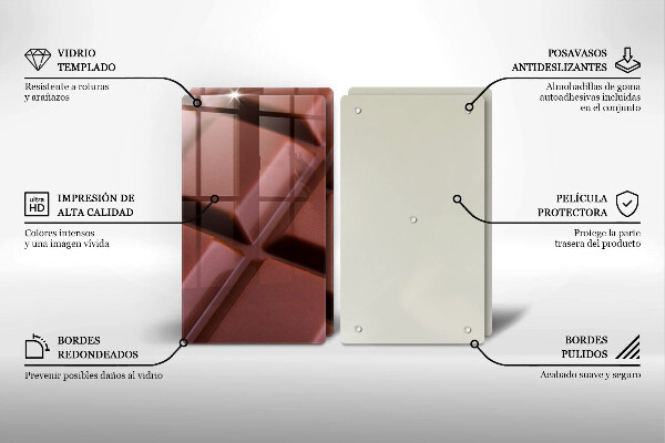 Worktop saver Chocolate squares