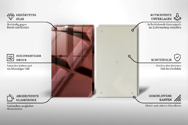 Worktop saver Chocolate squares