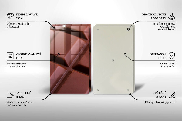 Worktop saver Chocolate squares