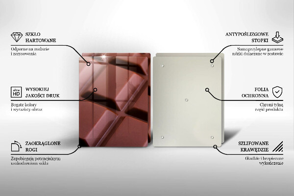 Worktop saver Chocolate squares