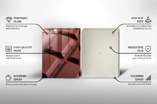 Worktop saver Chocolate squares