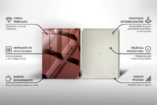 Worktop saver Chocolate squares