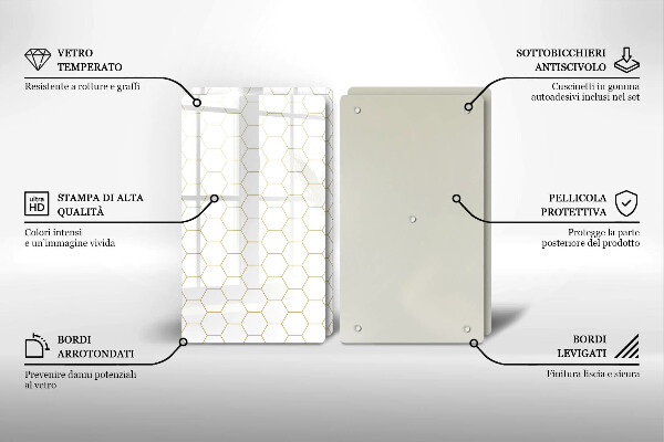 Kitchen worktop saver Abstract patterns