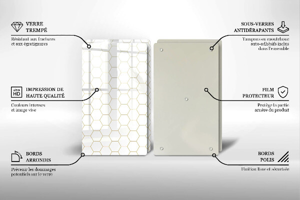 Kitchen worktop saver Abstract patterns