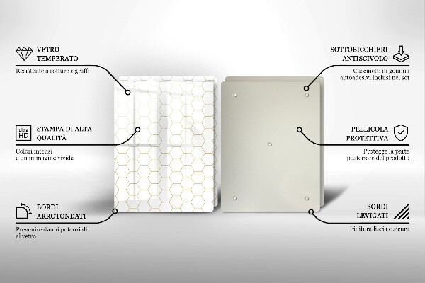 Kitchen worktop saver Abstract patterns