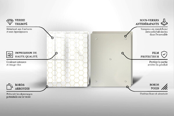 Kitchen worktop saver Abstract patterns