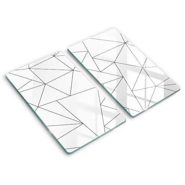 Kitchen worktop saver White triangles