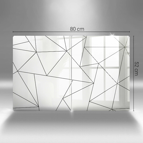 Kitchen worktop saver White triangles