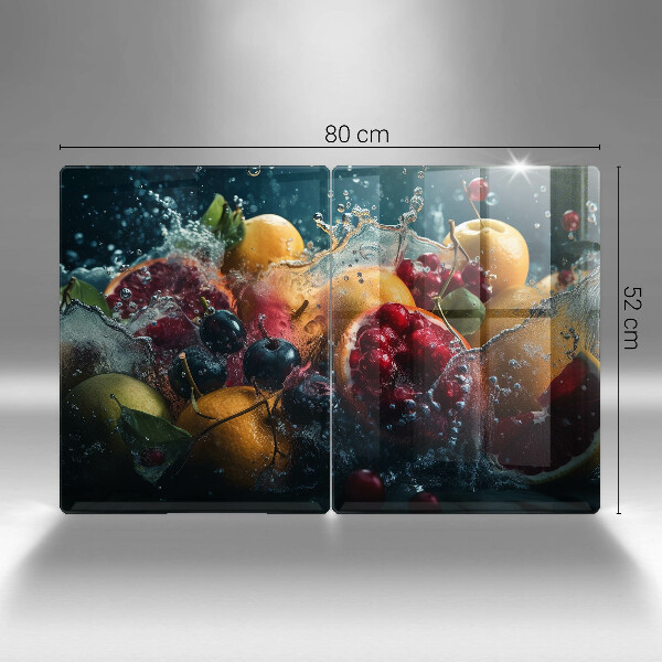 Kitchen worktop saver Fruits in water