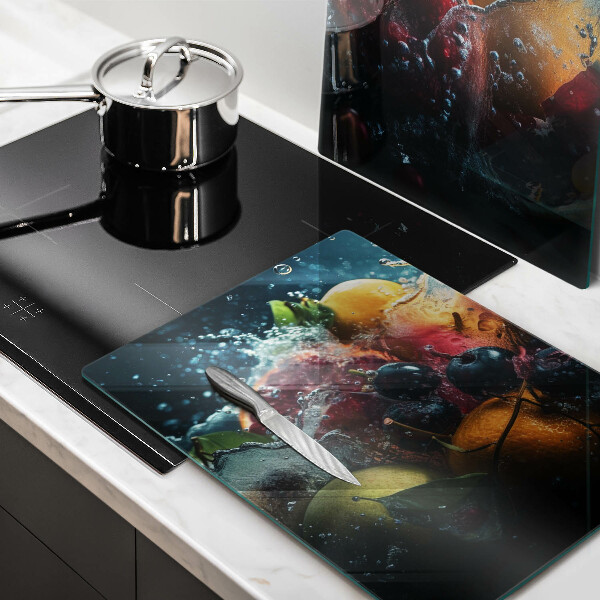 Kitchen worktop saver Fruits in water