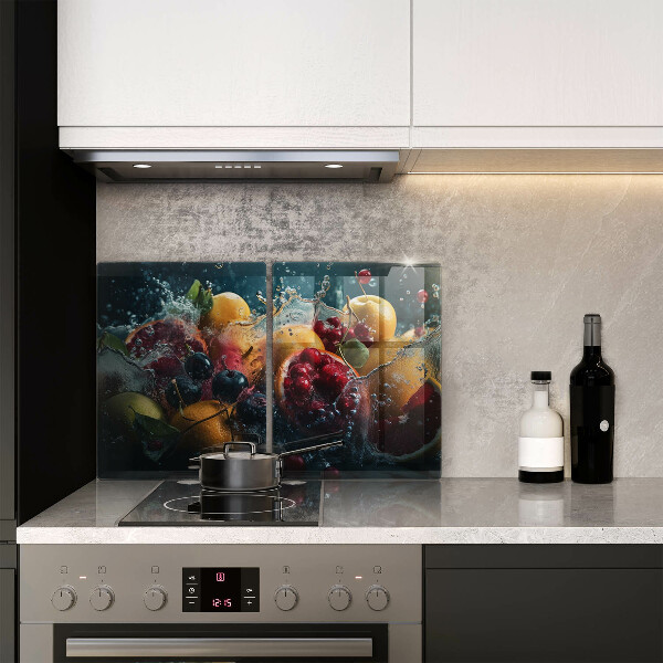 Kitchen worktop saver Fruits in water