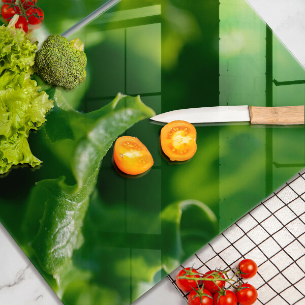 Kitchen worktop saver Lettuce leaves