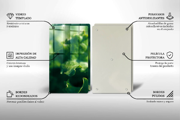 Kitchen worktop saver Lettuce leaves