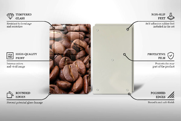 Kitchen worktop saver Coffee beans