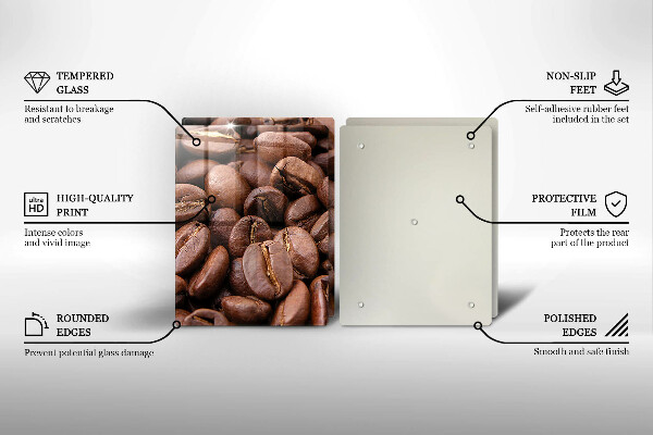 Kitchen worktop saver Coffee beans