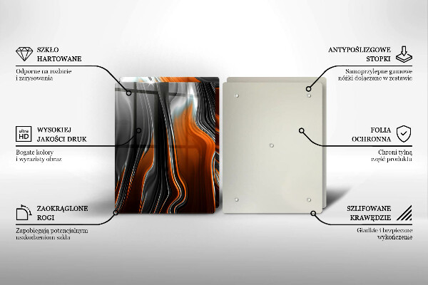 Kitchen worktop saver Abstract pattern