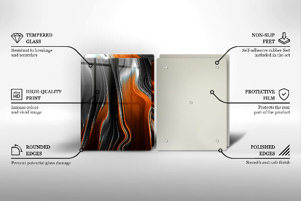 Kitchen worktop saver Abstract pattern